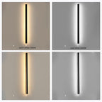 Silex Modern Linear Outdoor Wall Light