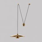 Pyra Minimalist Metal Pendant Light, Gold