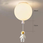 Aria Astronaut Balloon Flush Mount Ceiling Light, L 20/25/30/35cm
