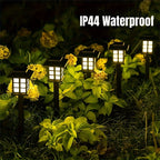 Solar Pathway Lights Waterproof Auto On-Off LED Outdoor Garden Patio IP44 — 6, 12 & 24-Pack
