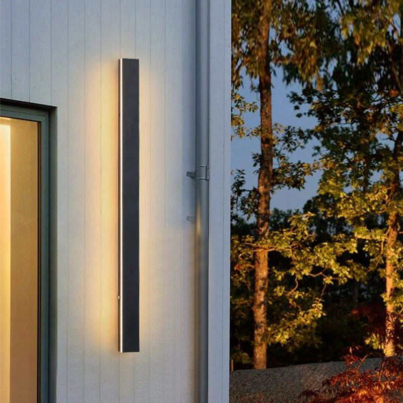 Silex Modern Linear Outdoor Wall Light
