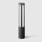 Residential Bollard Lights Modern Cylindrical LED Landscape Pathway Driveway — 31 to 47 Inch Sets