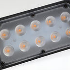 Solar Down Light Wall Sconce Waterproof Black Modern LED Outdoor — Sets of 2 to 10