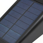 Solar Down Light Wall Sconce Waterproof Black Modern LED Outdoor — Sets of 2 to 10