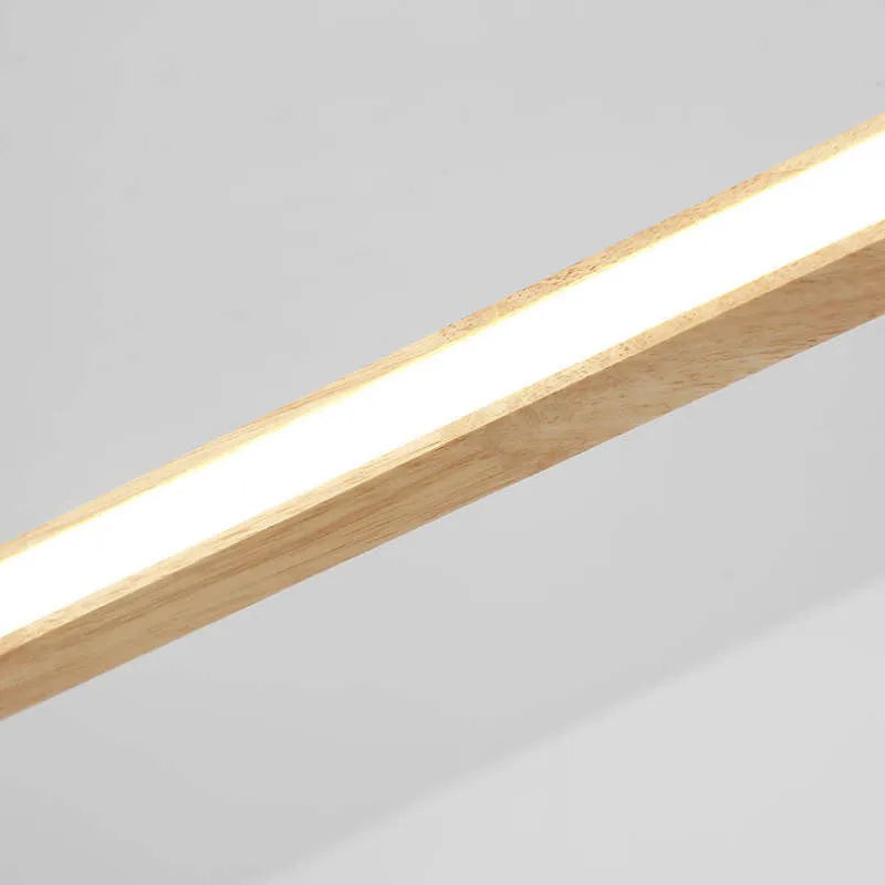 Veon Contemporary Oval Wooden Pendant Light
