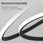 Zin Modern Ring Pendant Light, 2/3/4 Rings