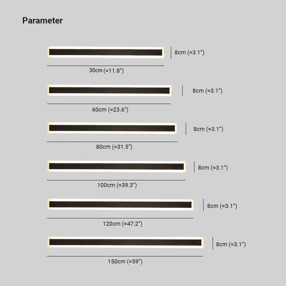 Vynn Modern Linear Outdoor Wall Lamp