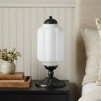 Lumi French Retro Cream Textured Glass Table Lamp Eloise Bedside Living Room — 15 Variants