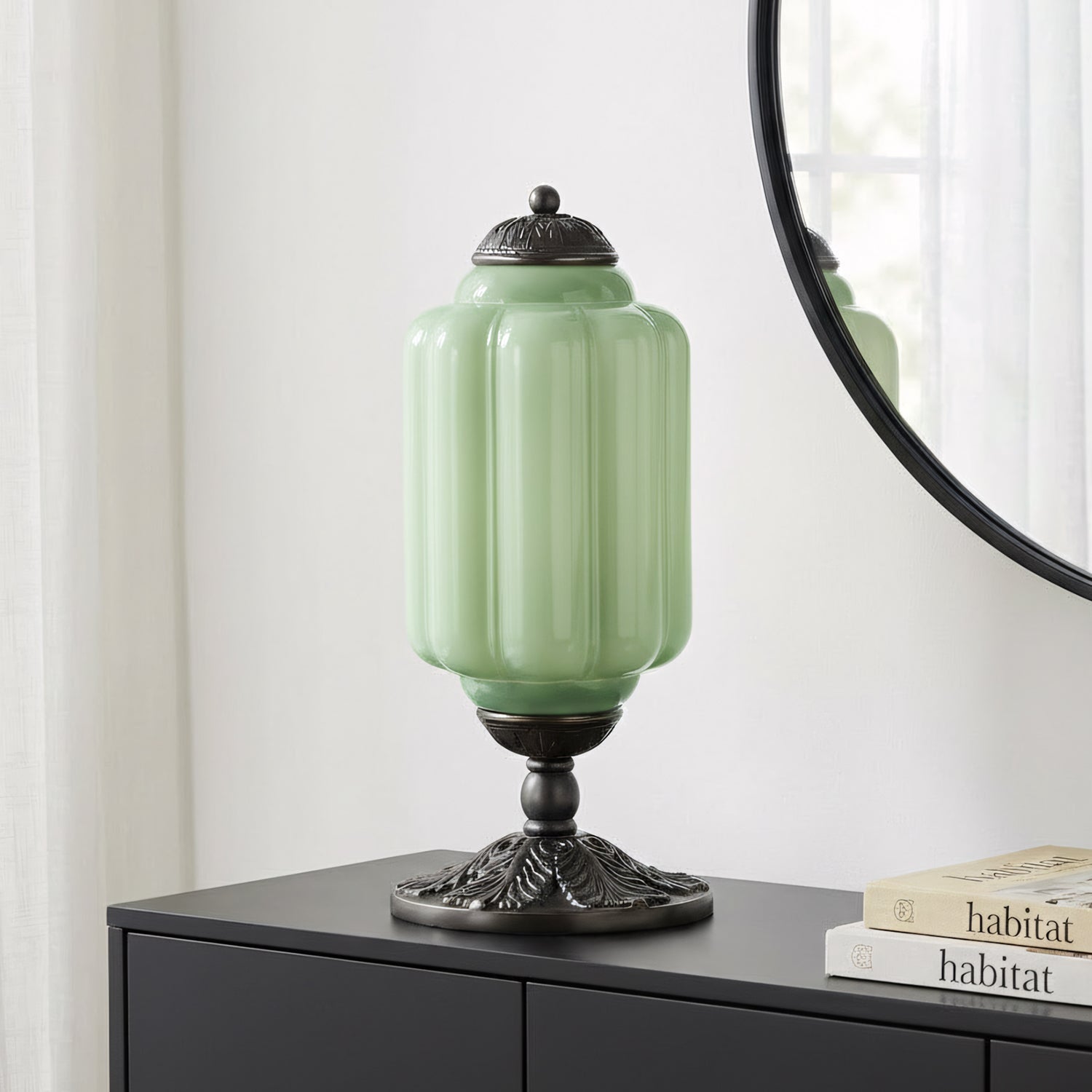 Lumi French Retro Cream Textured Glass Table Lamp Eloise Bedside Living Room — 15 Variants