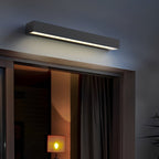 Exterior Porch Light Fixture Modern Waterproof LED Rectangular Hardwired
