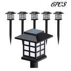 Solar Pathway Lights Waterproof Auto On-Off LED Outdoor Garden Patio IP44 — 6, 12 & 24-Pack