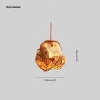 Lava Glass Pendant Light, 4 Colour