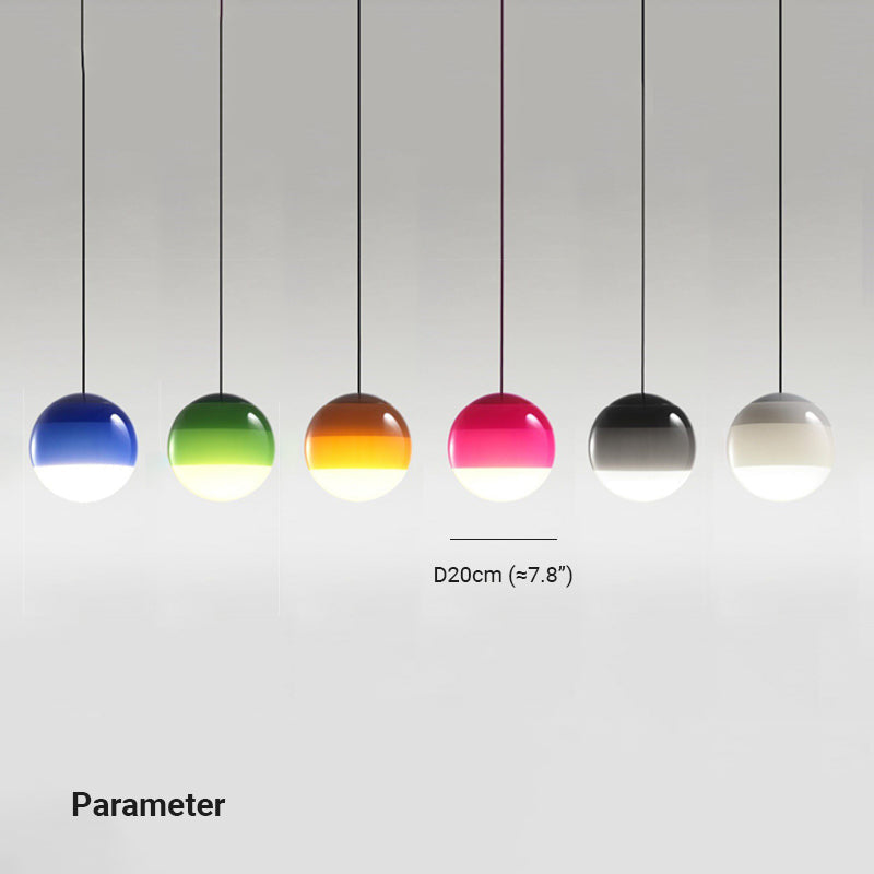 Edith Colorful Glass Pendant Light
