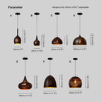 Alessio Geometry Pendant Light, 7 Style