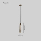 June Brass Designer Glass Pendant Lamp Smoky