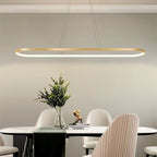Junel Minimalist Oval Interior Hanging Pendant Light