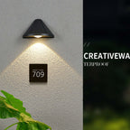 Ray Modern Black Cone-Shaped Metal Outdoor Wall Lamp