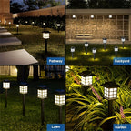 Solar Pathway Lights Waterproof Auto On-Off LED Outdoor Garden Patio IP44 — 6, 12 & 24-Pack
