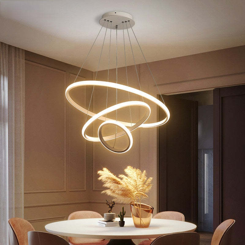 Zin Modern Ring Pendant Light, 2/3/4 Rings