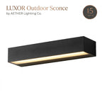 Exterior Porch Light Fixture Modern Waterproof LED Rectangular Hardwired