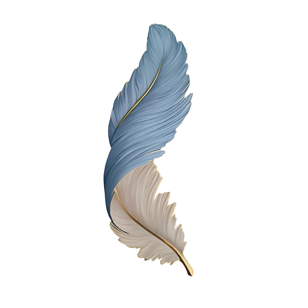 Feather Wall Lamp USB DC5V Remote Control LED Art Deco Bedroom Living Room
