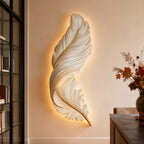Feather Wall Lamp USB DC5V Remote Control LED Art Deco Bedroom Living Room