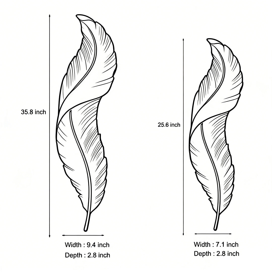 Feather Resin Wall Light Modern LED Bedroom Corridor Dimmable — White Blue 7 to 9 Inch Sets