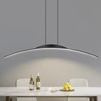 Floa Minimalist Linear Metal Remote Control Pendant Light