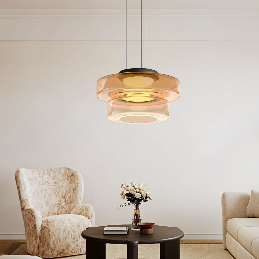 Jojo Glass Pendant Light Multi-tiered Structure