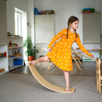 Large Wooden Balance Board (With Coloured Felt)