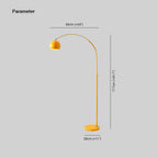 Mira Macaron Modern Fishing Arc Floor Lamp