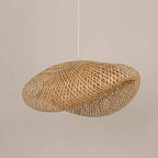 Rinwa Natural Pendant Light for Dining Room/Kitchen Island, Bamboo