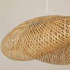Rinwa Natural Pendant Light for Dining Room/Kitchen Island, Bamboo