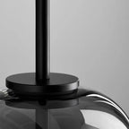 June Minimalist Pendant Light Glass Smoke Gray