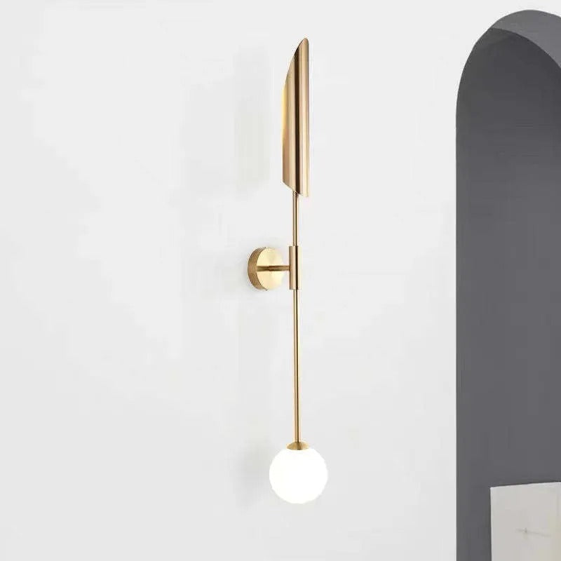 Phira Luxury Double-Head Gold Scabbard Wall Lamp