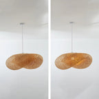 Rinwa Natural Pendant Light for Dining Room/Kitchen Island, Bamboo