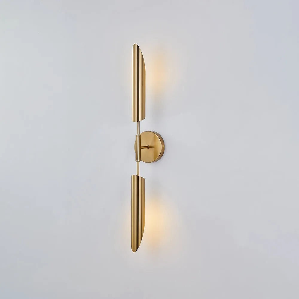 Phira Luxury Double-Head Gold Scabbard Wall Lamp