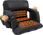 Stadium Seat with Heat & Back Support – Portable Padded Bleacher Cushion Chair