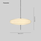 Quor Nordic Modern Oval Single Pendant Light