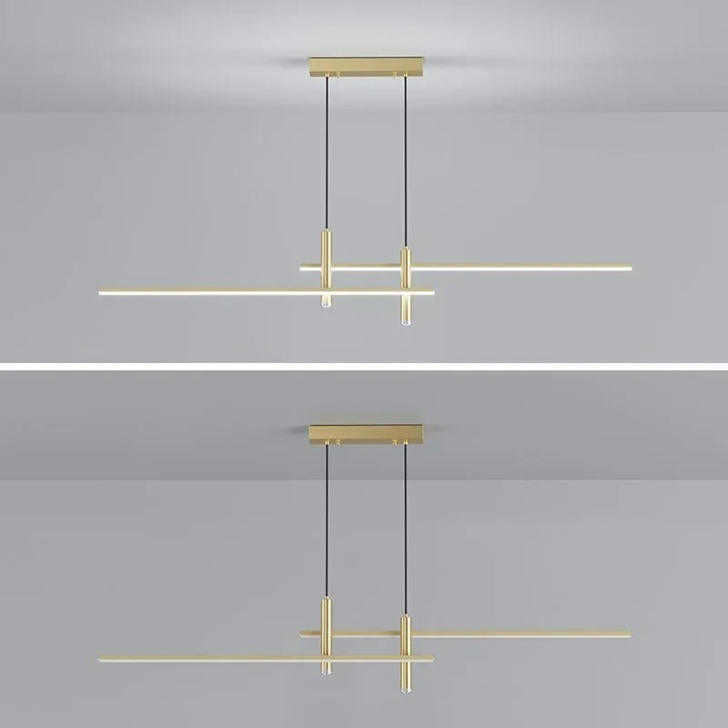 Prym Pendant Light Modern Linear Dining Room