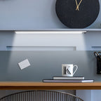 Wireless under cabinet LED lighting motion sensor USB rechargeable — desk workspace illumination