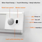 Intelligent Ultra-thin Dimmable Motion Sensor Wireless Strip LED Cabinet Light