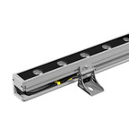 Linear LED Wall Washer Upward Outdoor Aluminum Light Hardwired — 18W 24W Warm Cool White