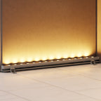 Linear LED Wall Washer Upward Outdoor Aluminum Light Hardwired — 18W 24W Warm Cool White
