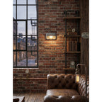 Marine Outdoor Wall Sconce Industrial Vintage Waterproof Porch Courtyard — Silver Gold Black 4 Models