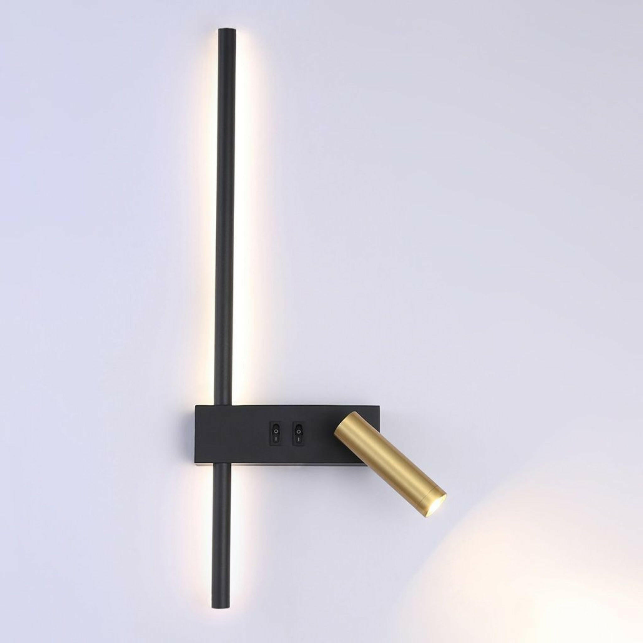 OsloGlow LED Wall Light Modern Sconce Warm Ambient Bedroom Living Room