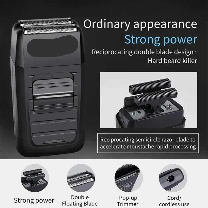 Men's Professional Electric Hair Clipper & Shaver Kit