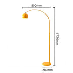 Mira Macaron Modern Fishing Arc Floor Lamp