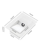 Motion Sensor LED Recessed Step Wall Sconce Minimalist Indoor Hallway Stairs — Warm Neutral Cool