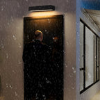 Minimalist Waterproof LED Black Modern Outdoor Wall Washer Light